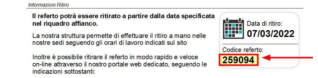 Codice Fiscale Esempio